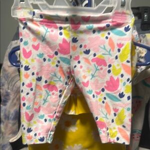Carter's Multicolor Floral Baby Leggings